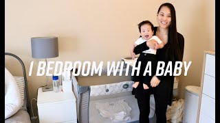 Living in a 1 bedroom with a baby
