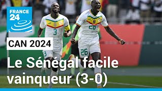 CAN 2024 : le Sénégal bat la Gambie 3-0 et réussit son entrée • FRANCE 24