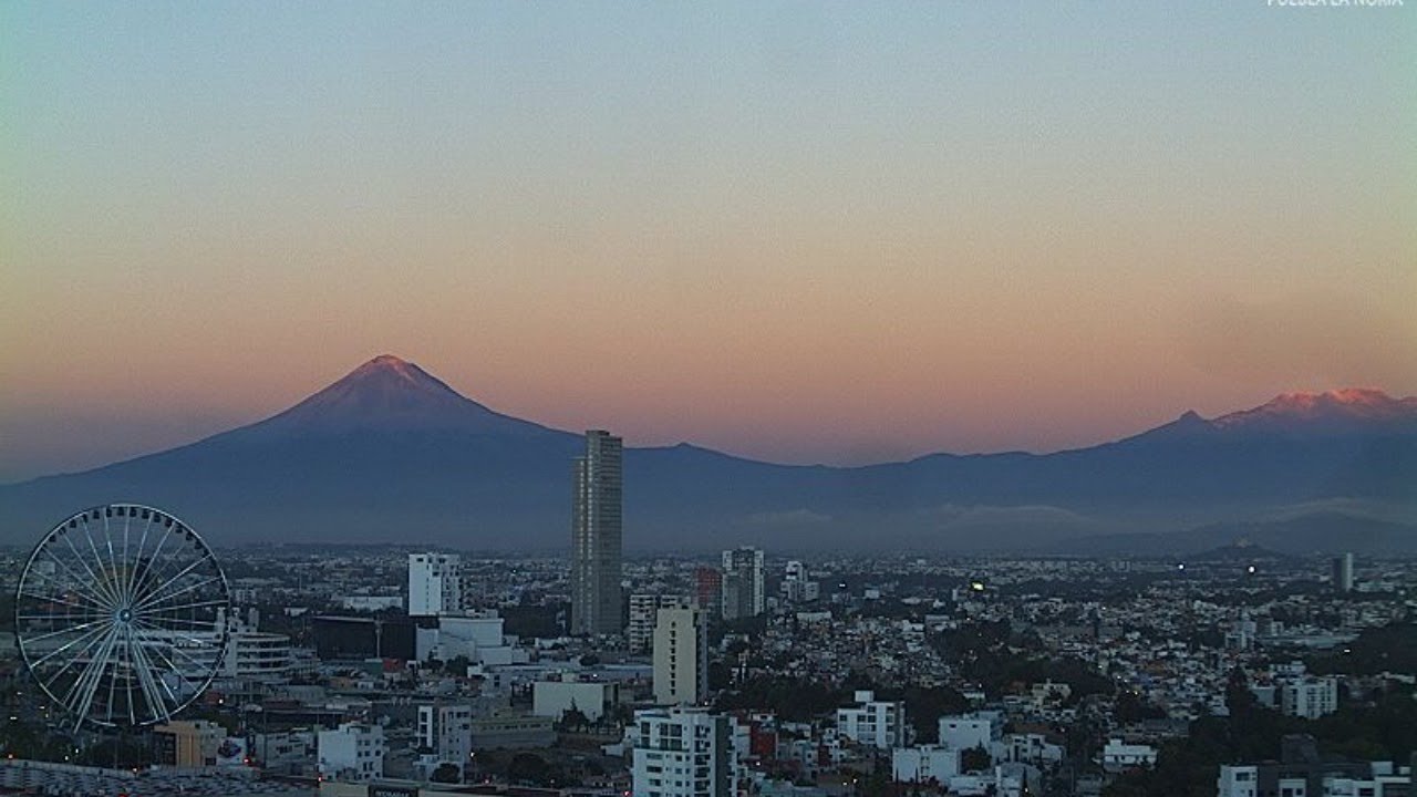 Vista panorámica de Volcanes desde Puebla