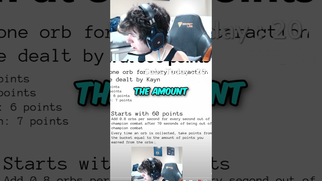 SECRET KAYN KNOWLEDGE REVEALED!