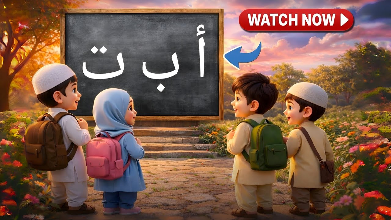Alifun Baa Kid's Arabic Song | Learn Arabic Alphabet | Aao Sikhen