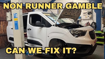 WE BOUGHT A NON RUNNER 2021 VAUXHALL COMBO VAN IS IT TOAST?
