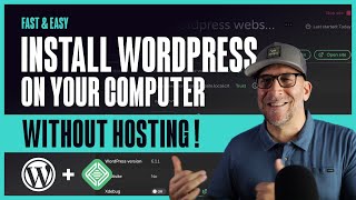 install wordpress for free without hosting with local by flywheel (the easiest localhost!)