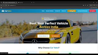 Built a Real-Time Car Rental Platform Using MERN Stack | Car Yatra 🚗