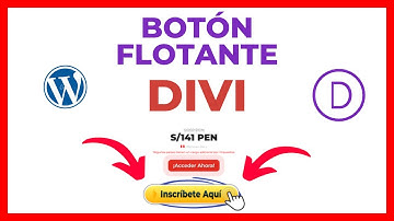 ⚡ Botón Flotante DIVI aparece después de desplazar 😱 - Fácil y rápido sin códigos  ✅ WordPress 2023