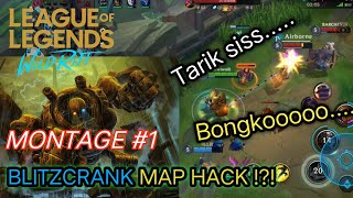 MONTAGE #1 BLITZCRANK || wtf hook || League of legends wild rift