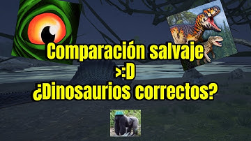 The Cursed isle vs Path of Titans - Dinosaurios correctos