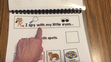 I Spy an adapted book about Object Features at theautismhelper.com