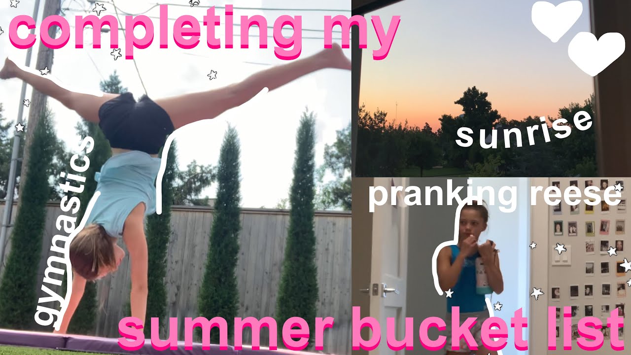 COMPLETING MY SUMMER BUCKET LIST bike rides, pranking reese