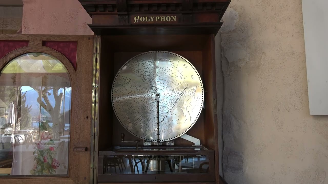 ディスクオルゴール》Polyphon Style 54 'MIKADO' Disc Music Box