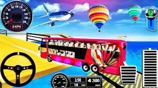 Mega Ramp Bus Stunt Driving 2021 - Impossible Bus Racing Simulator - Android GamePlay #4 screenshot 4