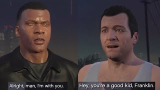 Michael and Franklin being a Father and Son to each other [Part 2]