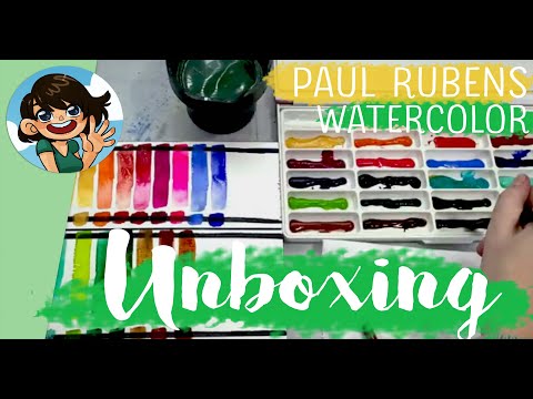 paul rubens sketchbooks unboxing & review with kmb studios + paint with me  