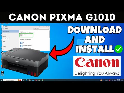 How To Download & Install Canon PIXMA G1010 Printer Driver in Windows Laptop /PC PIXMA G1010