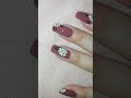 Elegant Neutral Flower Nail Art Tutorial 2023 #nailtrends #fallnails #nailart | Rose Pearl