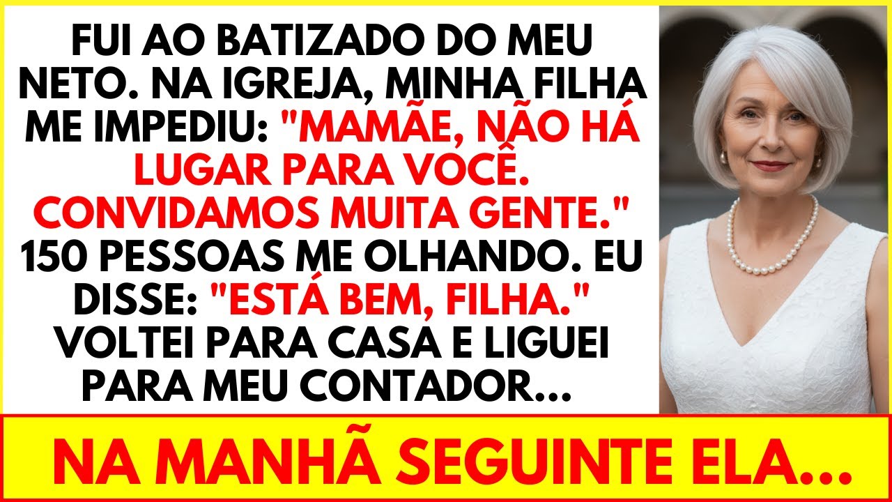 Minha filha me deixou de fora do batizado: 
