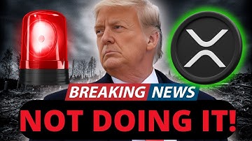 Breaking XRP News🚨 TRUMP Says He Doesn