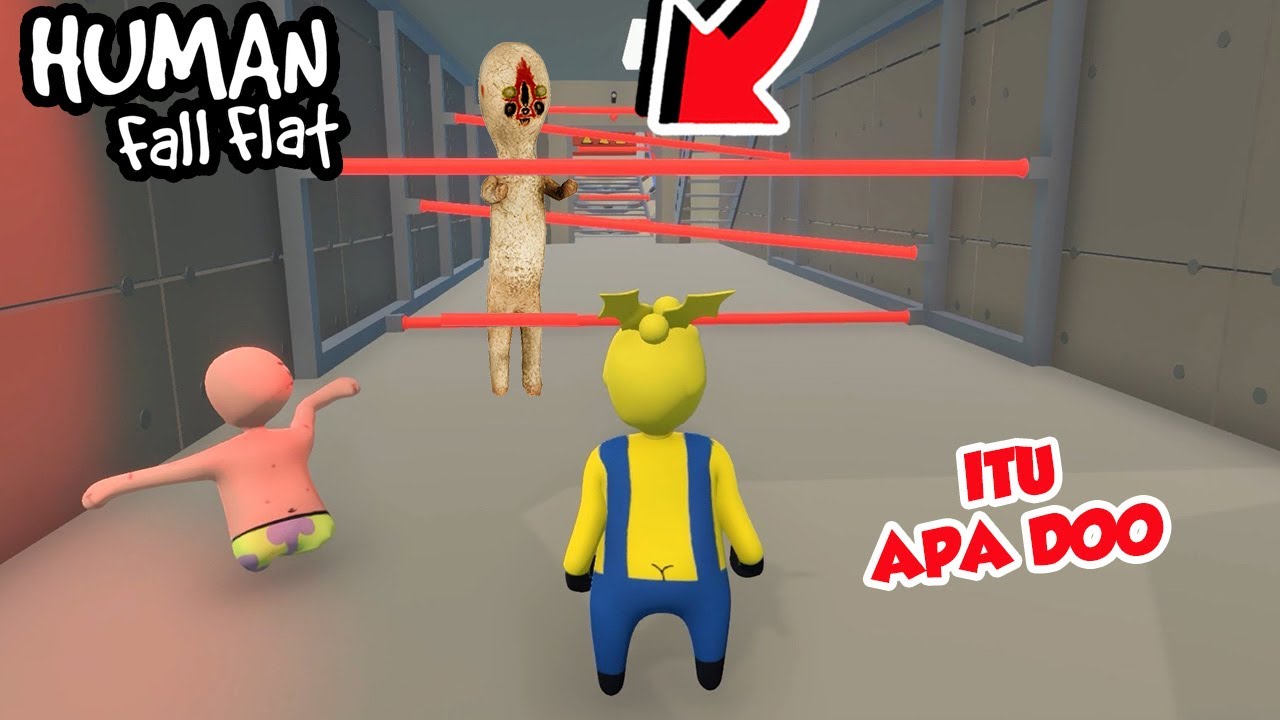 DUO LETOY MASUK FASILITAS SCP PALING KETAT DI HUMAN FALL FLAT!!!