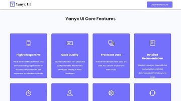 Yanyx UI - Bootstrap 4 Admin Dashboard Template