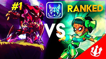 Best Tezca NA DESTROYS 2500+ DIAMOND+ RANKED GODS ... | Brawlhalla Valhallan Commentary