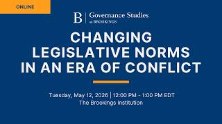 Changing legislative norms in an era of conflict