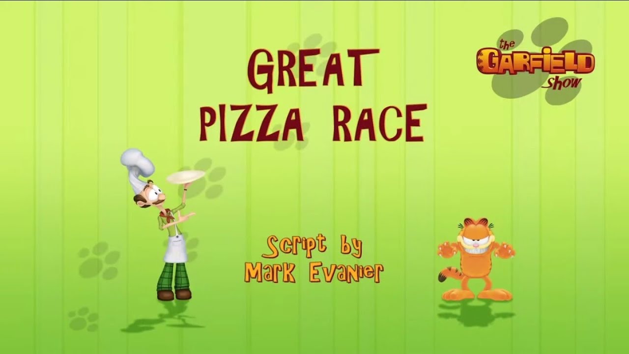 The Garfield Show EP080 Great Pizza Race YouTube
