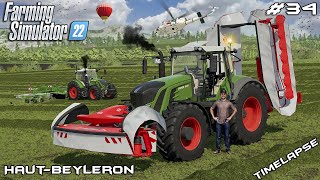New WINDROW and MOWERS for the FARM | Animals on Haut-Beyleron | Farming Simulator 22 | Episode 34