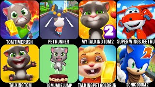 Pet Runner🟢🔴Tom Time Rush,Sonic Boom 2,Tom Jake Jump,Talking Tom,Talking Pet Gold Run,Super Wings… screenshot 5