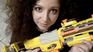Pampering a Nerf gun: Tapping, cleaning, scratching! (whispered)