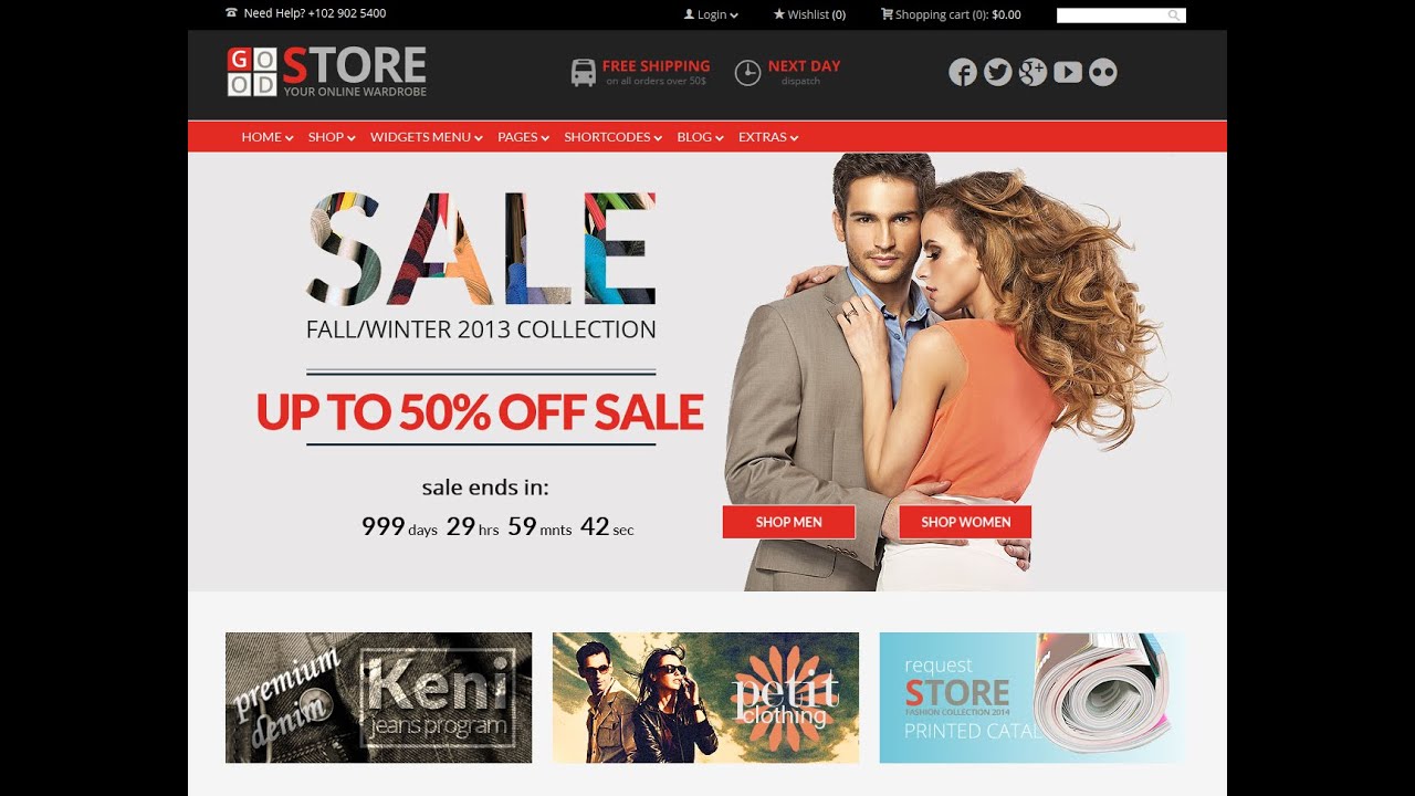 ecommerce wp themes