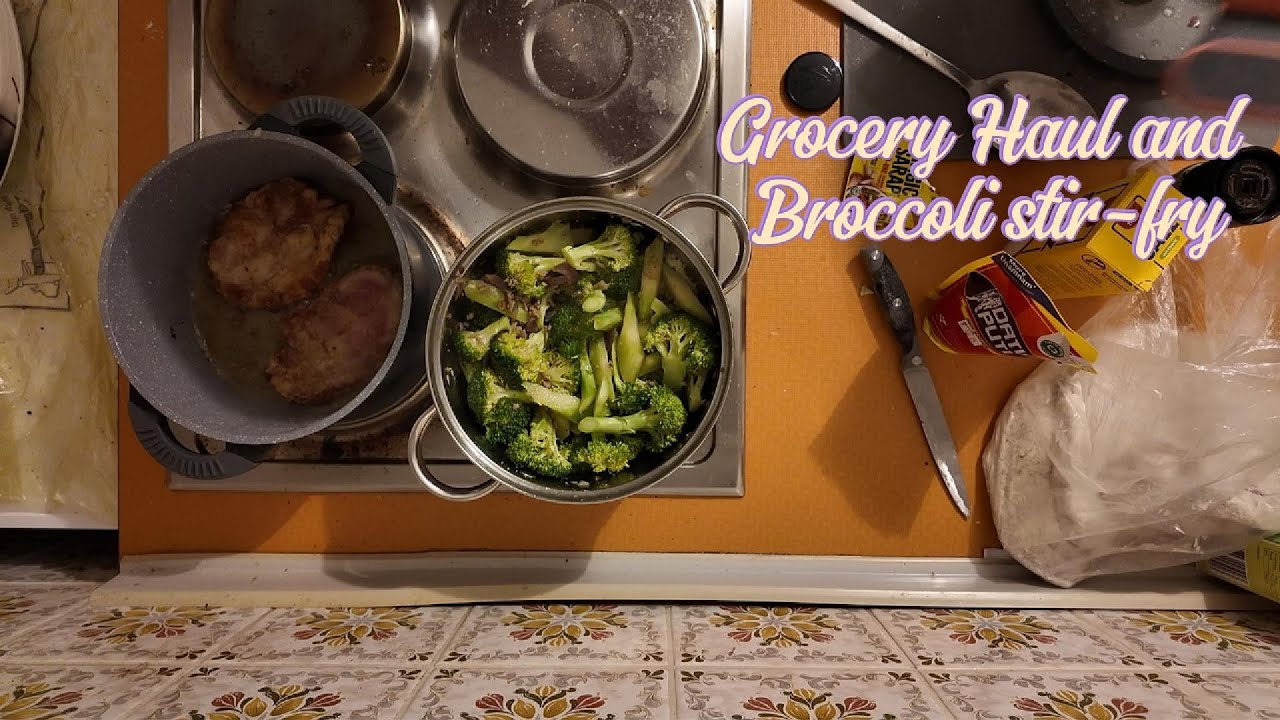 Grocery Haul and Broccoli stir-fry #food #travel #cooking #groceryhaul #haul