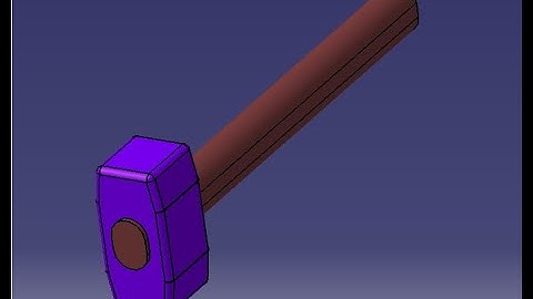 How to create a Hammer using Catia V5