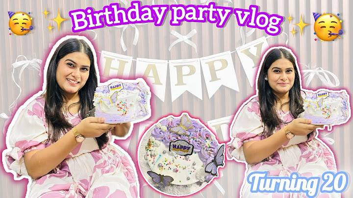 Birthday Special Vlog✨❤️Turning 20😍|| PARTY||🥳🎉