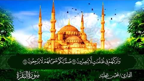 بداية الحزب الاول من الجزء الاول برواية حفص عن عاصم القارئ محسن عطية