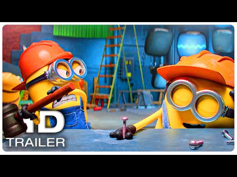 MINIONS 2 THE RISE OF GRU "Minions Building Gru's Secret Lair" Trailer (NEW 2022