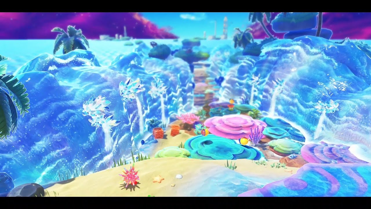 ひらけ！星降りビーチ / Fallen-Star Beach【星のカービィ