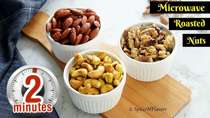 2 mins Spiced Roasted Nuts in Microwave | Microwave Snacks | How to make roasted nuts in microwave - DayDayNews