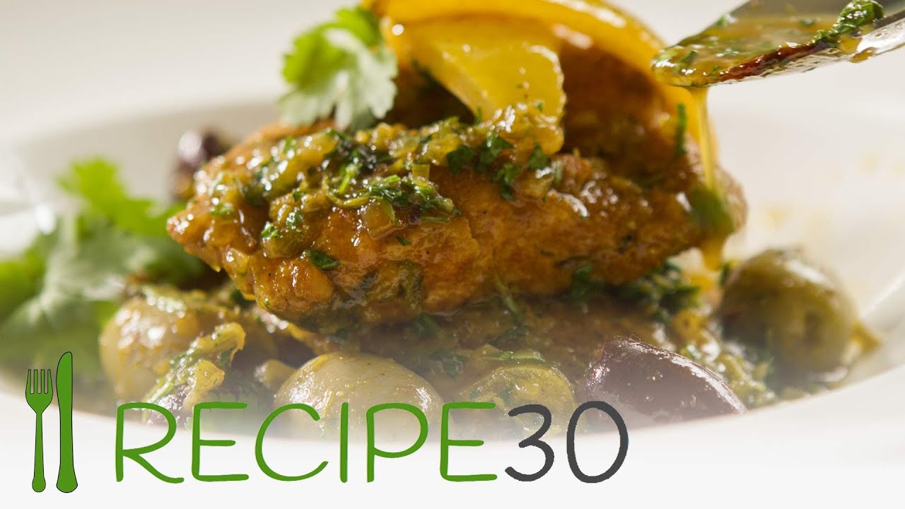 Moroccan  lemon chicken Breast - By www.recipe30.com | Recipe30
