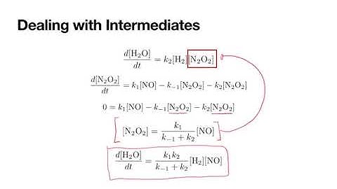 Steady State Approximation
