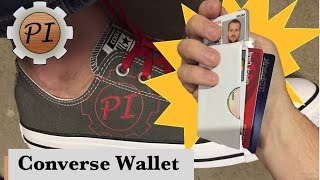 Minimal Wallet Made from a Chuck Taylor Bag