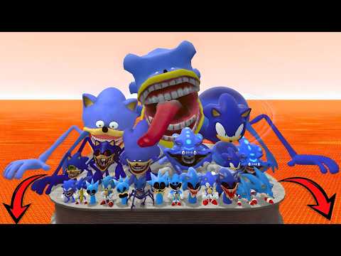 GAINT SLOPE ALL SHIN SONIC TAPES EXE FAMILY POPPY PLAYTIME CHAPTER 4 SPARTAN KICK in Gmod !