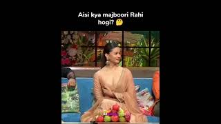 Aliya Bhatt, Chunni Suit During Comedy Kapil Sharma Show, Oops Moment, Wardrobe Malfunction