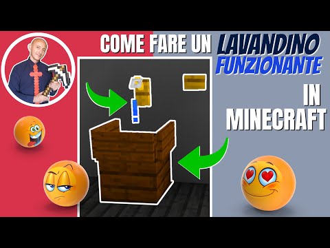 Video: Come Fare Un Lavandino In Minecraft