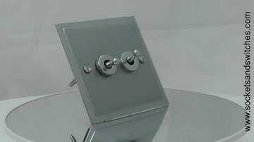 Duo Premier Satin Chrome with Polished Chrome Edge Sockets & Switches