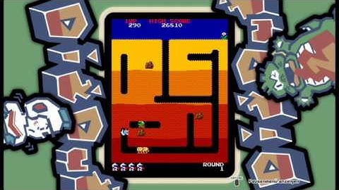 Arcade Game Series Dig Dug - 4 Enemies Trophy