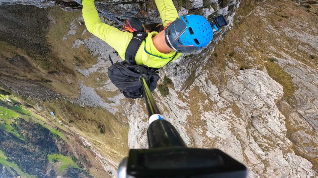 Multi Pitch Climbing in the Swiss Alps - Summit Happiness