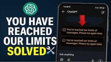 How to Fix "You Have Reached Our Limits" Error in ChatGPT (Free & Plus Users)