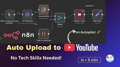 🚀 Automate YouTube Uploads with n8n | No Tech Skills Needed!