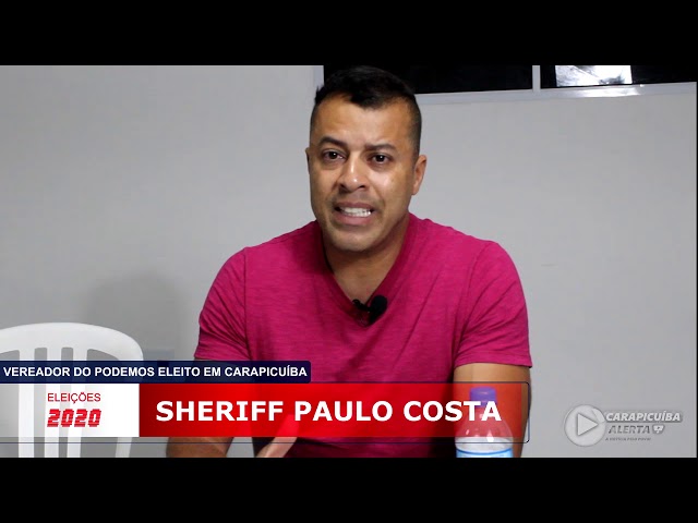 Vereador Sheriff Paulo Costa