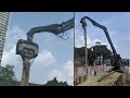 Sheet Pile Installation with Vibro Excavator